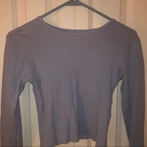 light blue brandy long sleeve